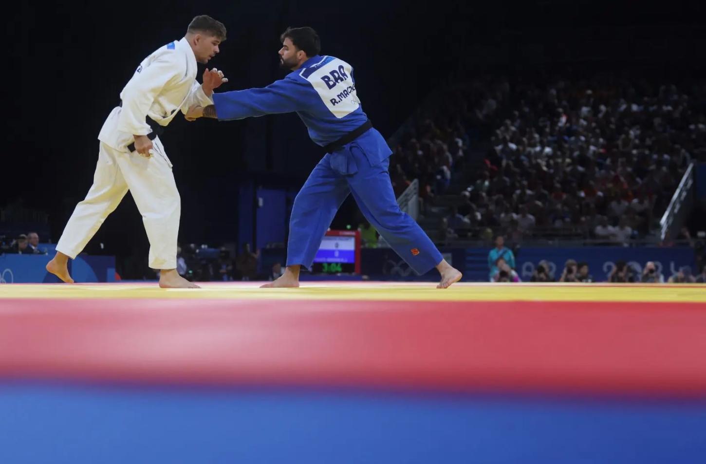 Rafael Macedo cai nas quartas de final do judô, mas segue com chances de medalha em Paris