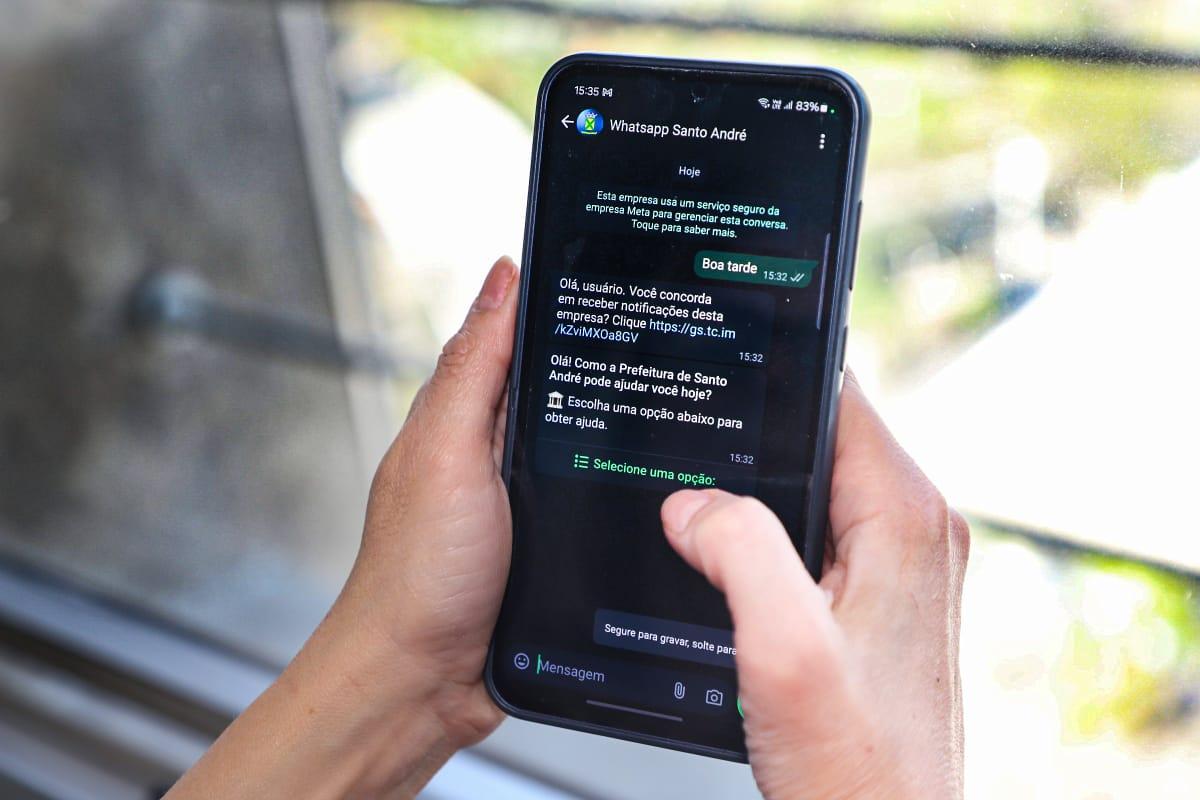 Prefeitura de Santo André começa a realizar atendimento via WhatsApp