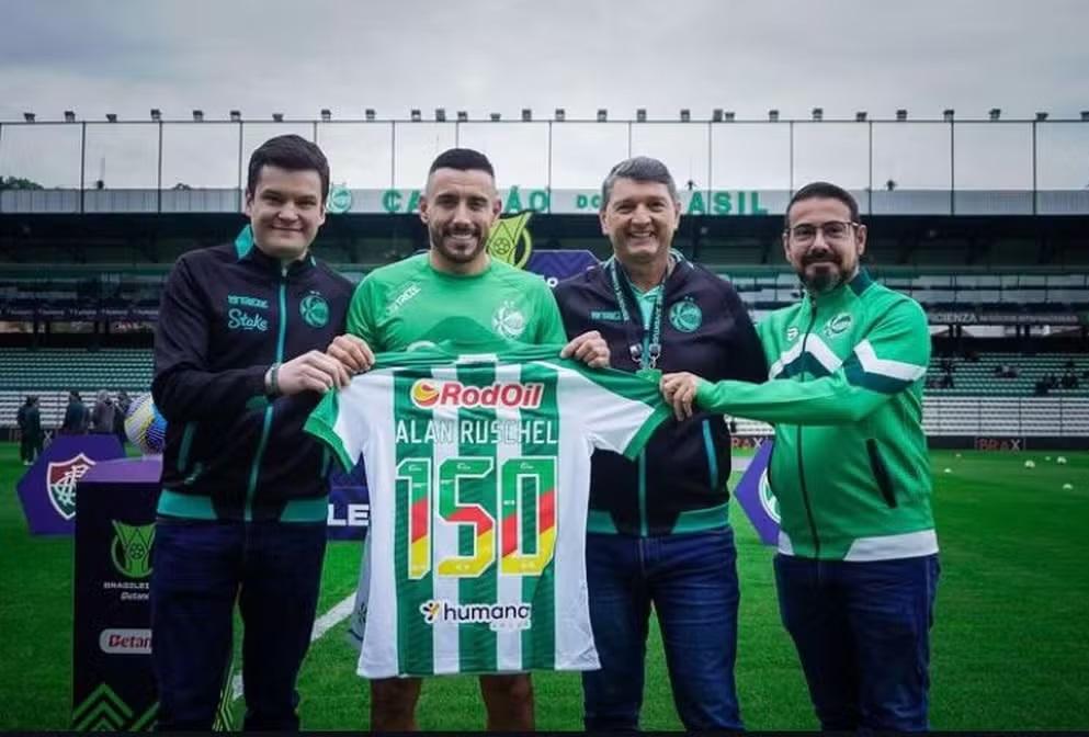 Alan Ruschel chega a 150 jogos pelo Juventude