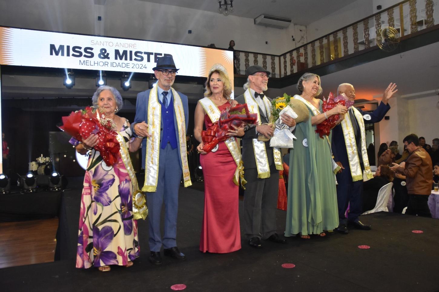 Santo André celebra beleza e envelhecimento saudável no Miss e Mister Melhor Idade 2024
