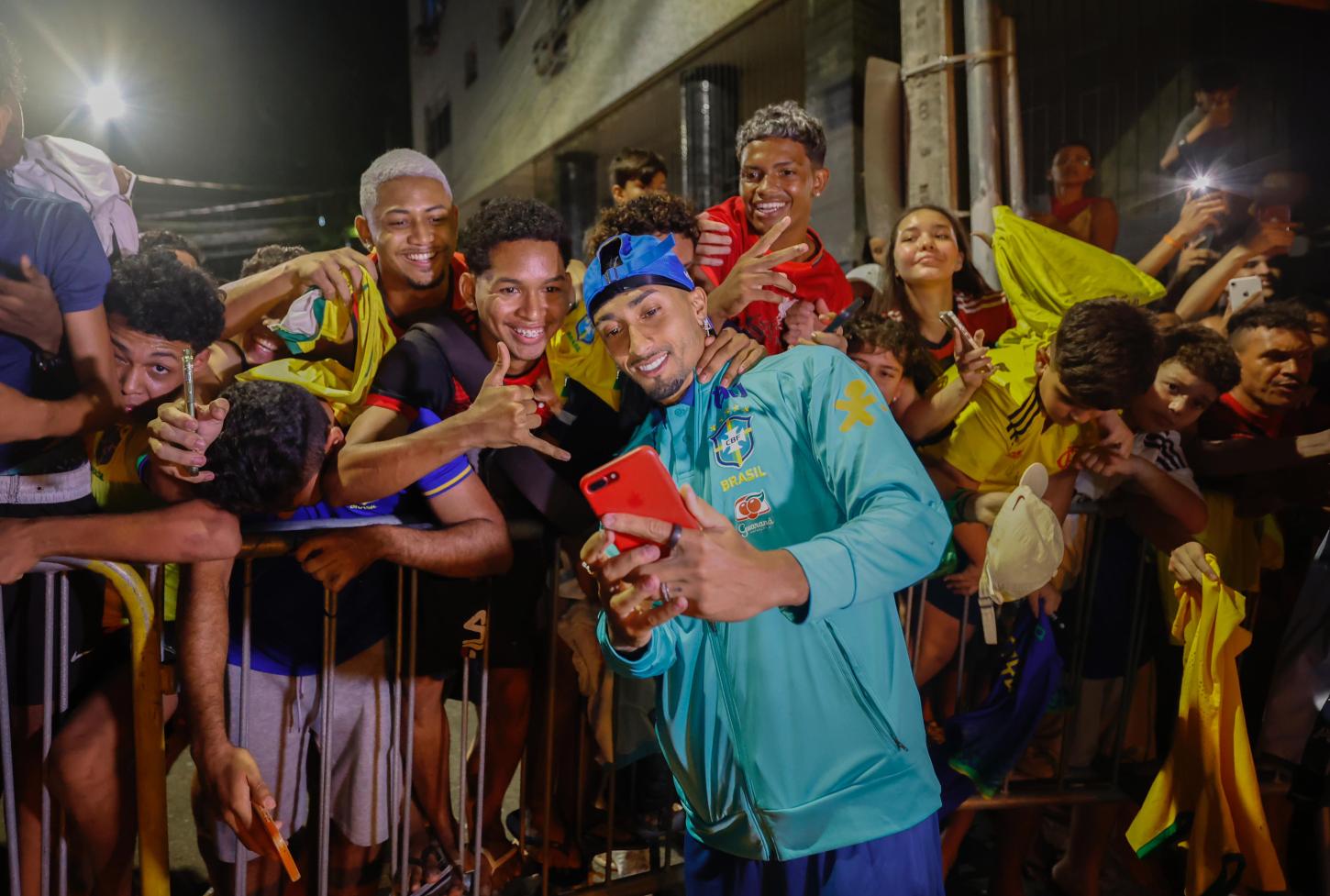 Muita festa e recepção calorosa para a Seleção Brasileira em Belém do Pará