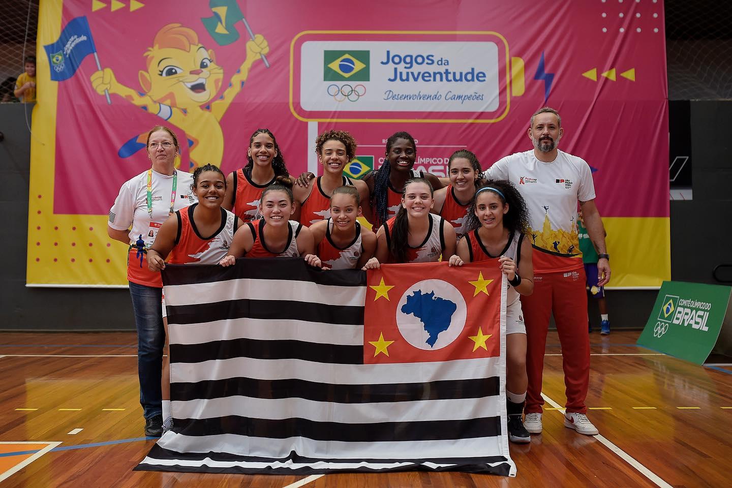 Time SP defende título dos Jogos da Juventude com atletas classificados nos Jogos Escolares