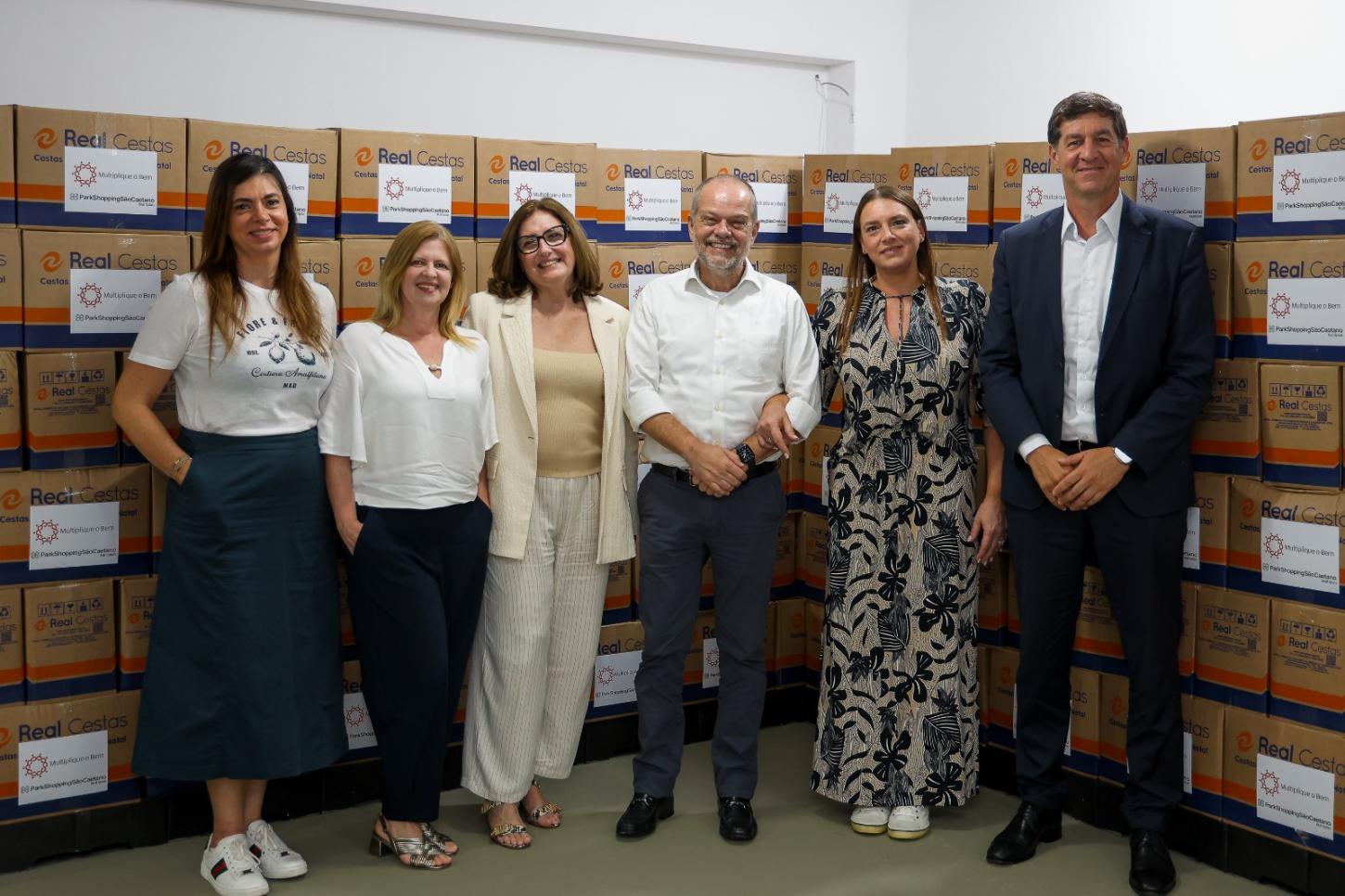 Fundo Social de Solidariedade recebe doação de 500 cestas básicas do ParkShopping São Caetano