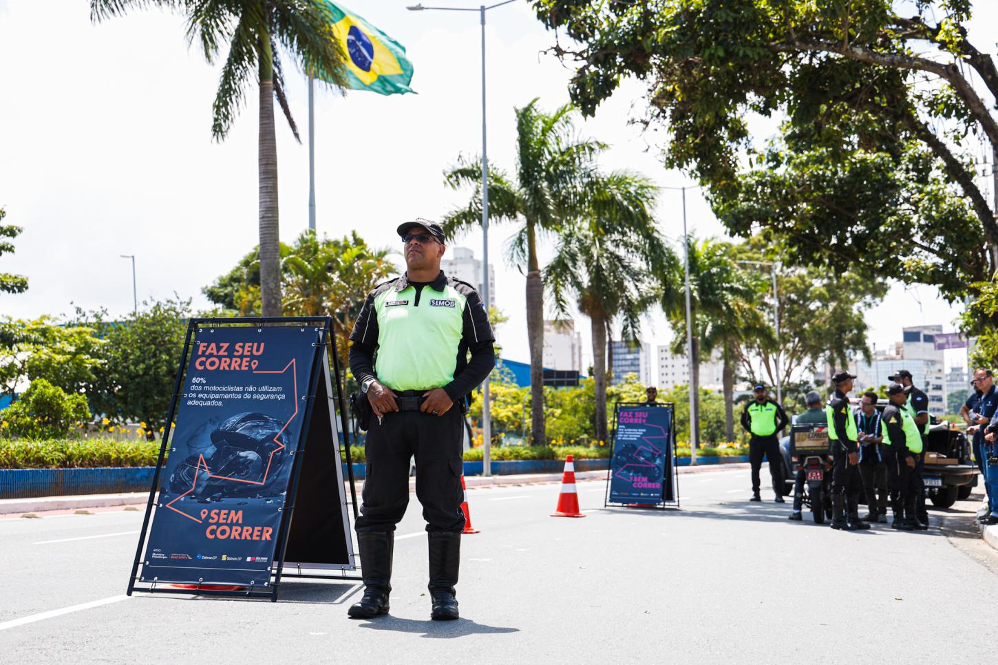 Prefeitura de São Caetano e Detran/SP realizam ação educativa de trânsito voltada diretamente para motociclistas