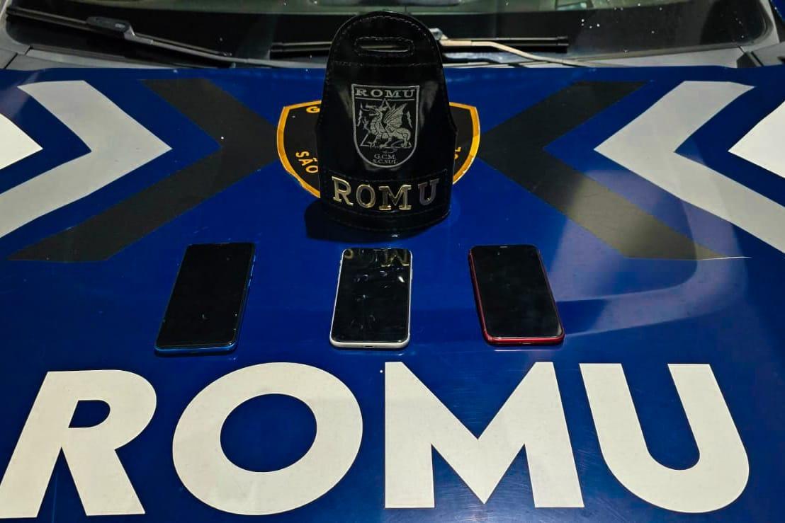 GCM apreende adolescente por furto de celulares no Bairro Santo Antônio