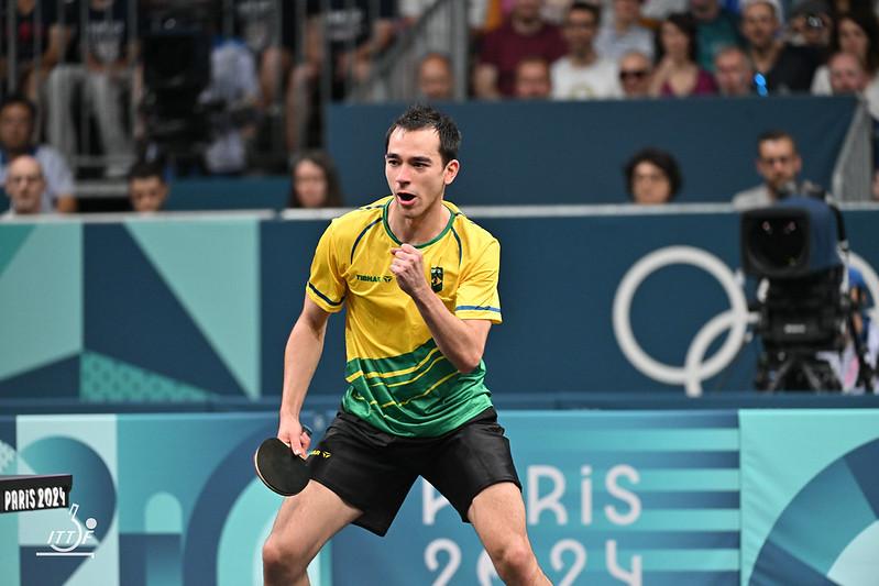 Hugo Calderano, agora campeão do Mundo, é espelho para atletas da base de São Caetano, a capital do Tênis de Mesa