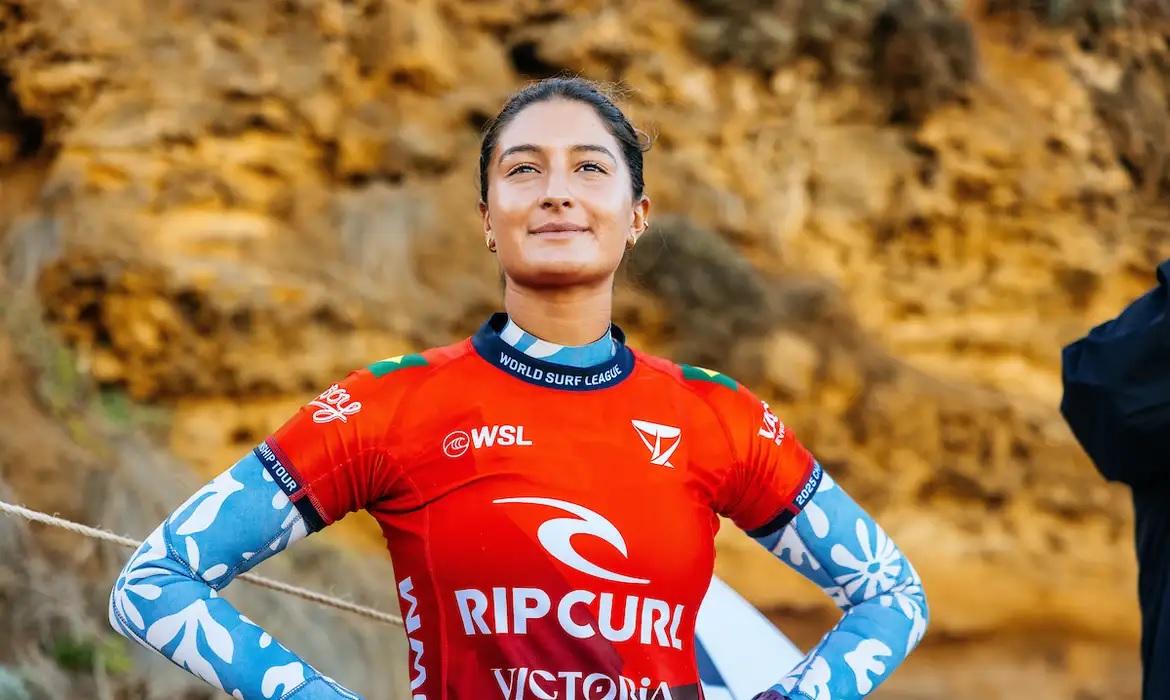 Luana Silva é vice-campeã da etapa de Bells Beach