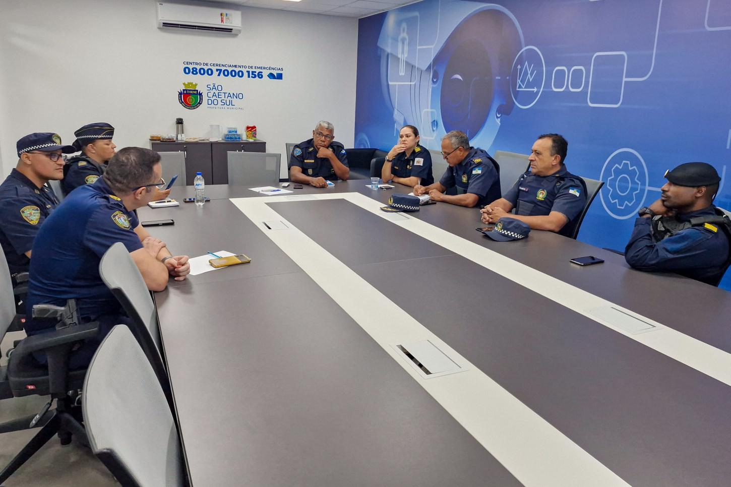 São Caetano sedia reunião dos comandantes das Guardas Civis Municipais do ABC