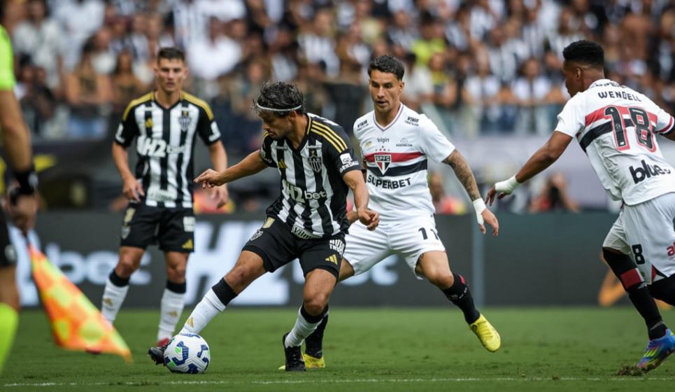 São Paulo fica no empate com o Galo jogando fora de casa