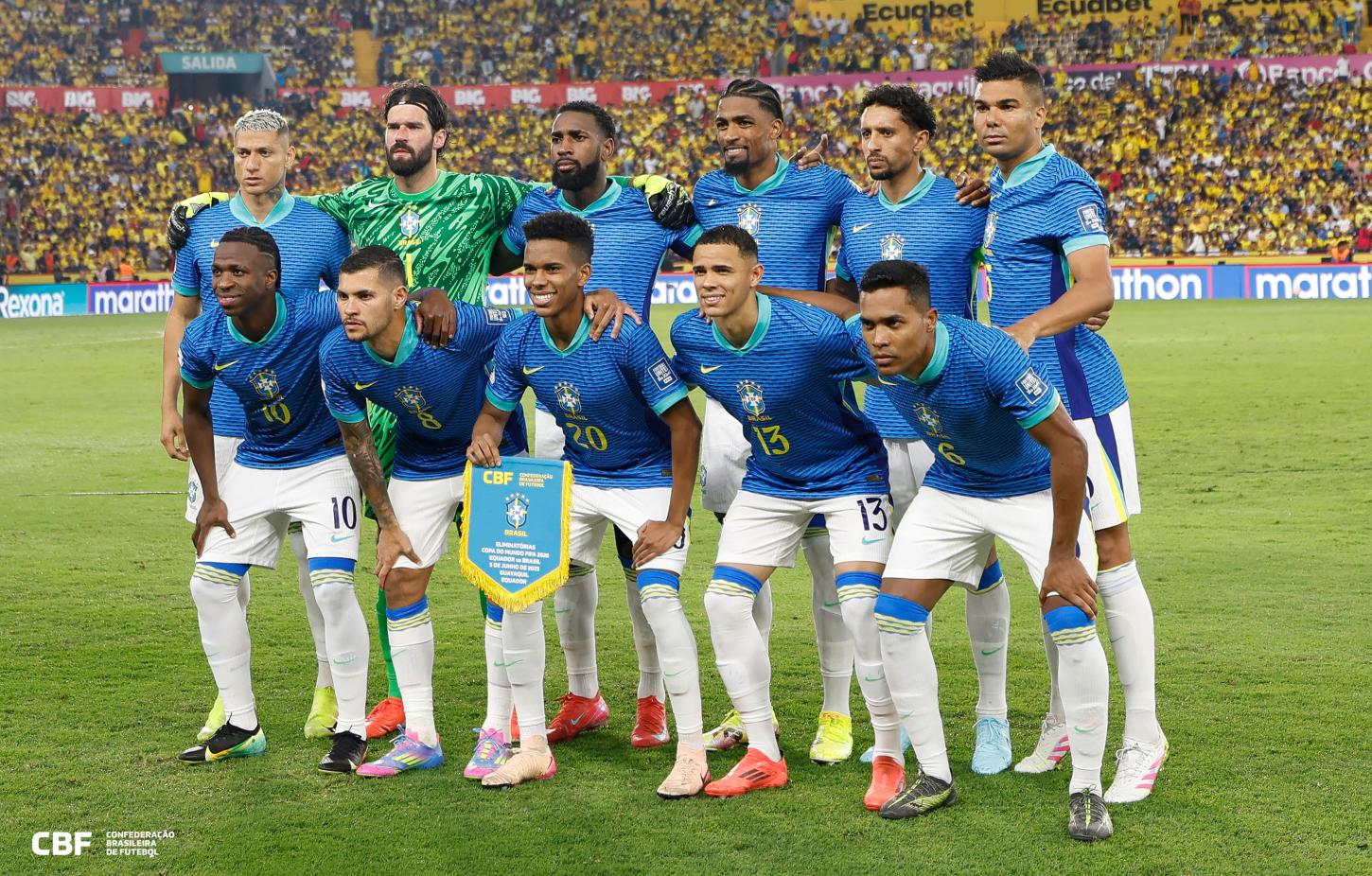 Brasil empata na estreia de Ancelotti