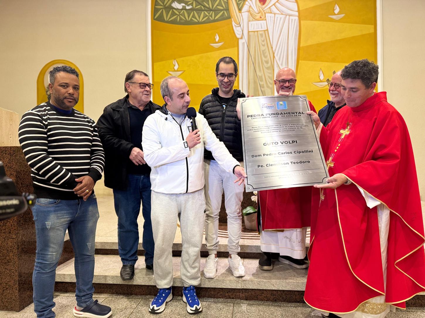 Ribeirão Pires celebra lançamento da pedra fundamental de duas igrejas