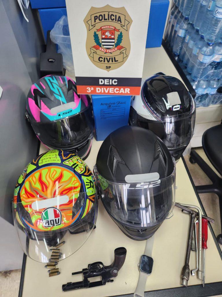 Polícia prende criminosos ligados a roubos de motos na Grande SP