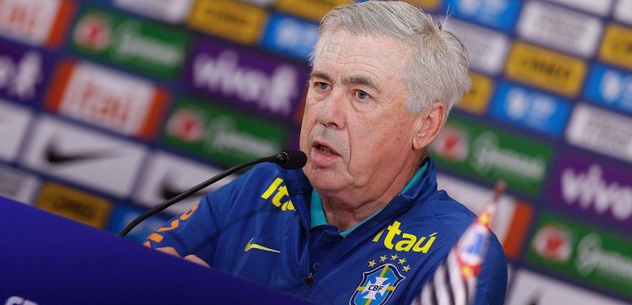 Carlo Ancelotti fará convocação no dia 25 de agosto