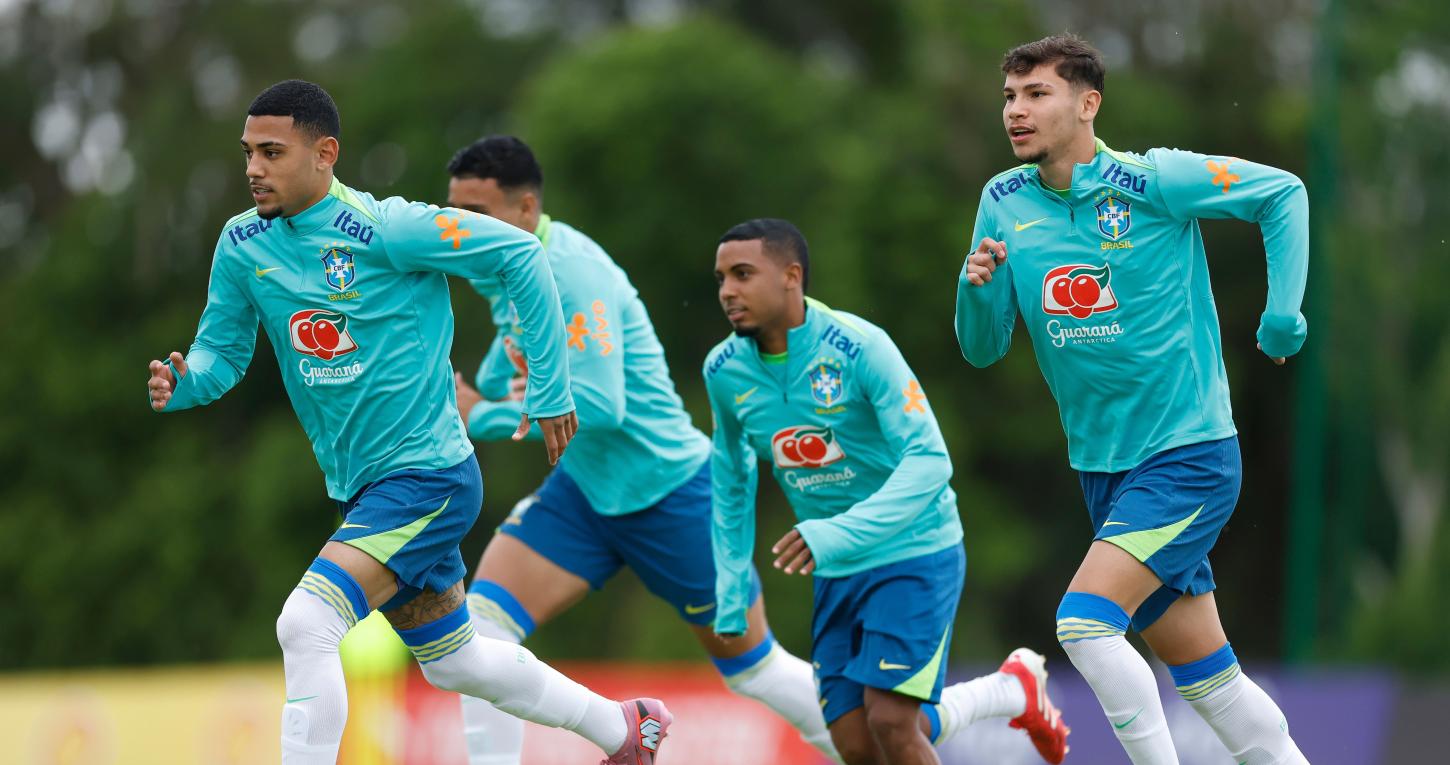Seleção Sub-20 faz ajustes finais e encerra preparação para jogo com o Paraguai