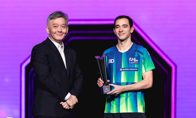 Após mais uma final, Hugo Calderano retorna ao Top3 mundial