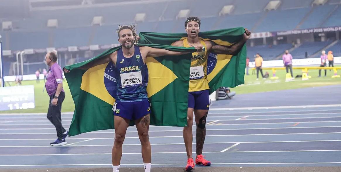 Brasil leva 6 medalhas no 2º dia do Mundial de atletismo paralímpico