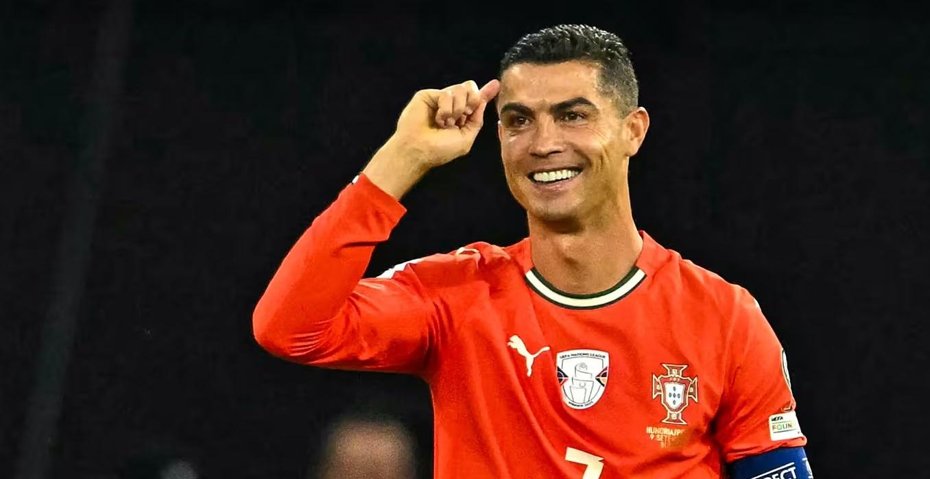 Cristiano atinge recorde e Portugal vence
