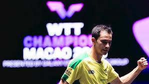 Hugo Calderano avança às quartas do WTT Champions de Macau