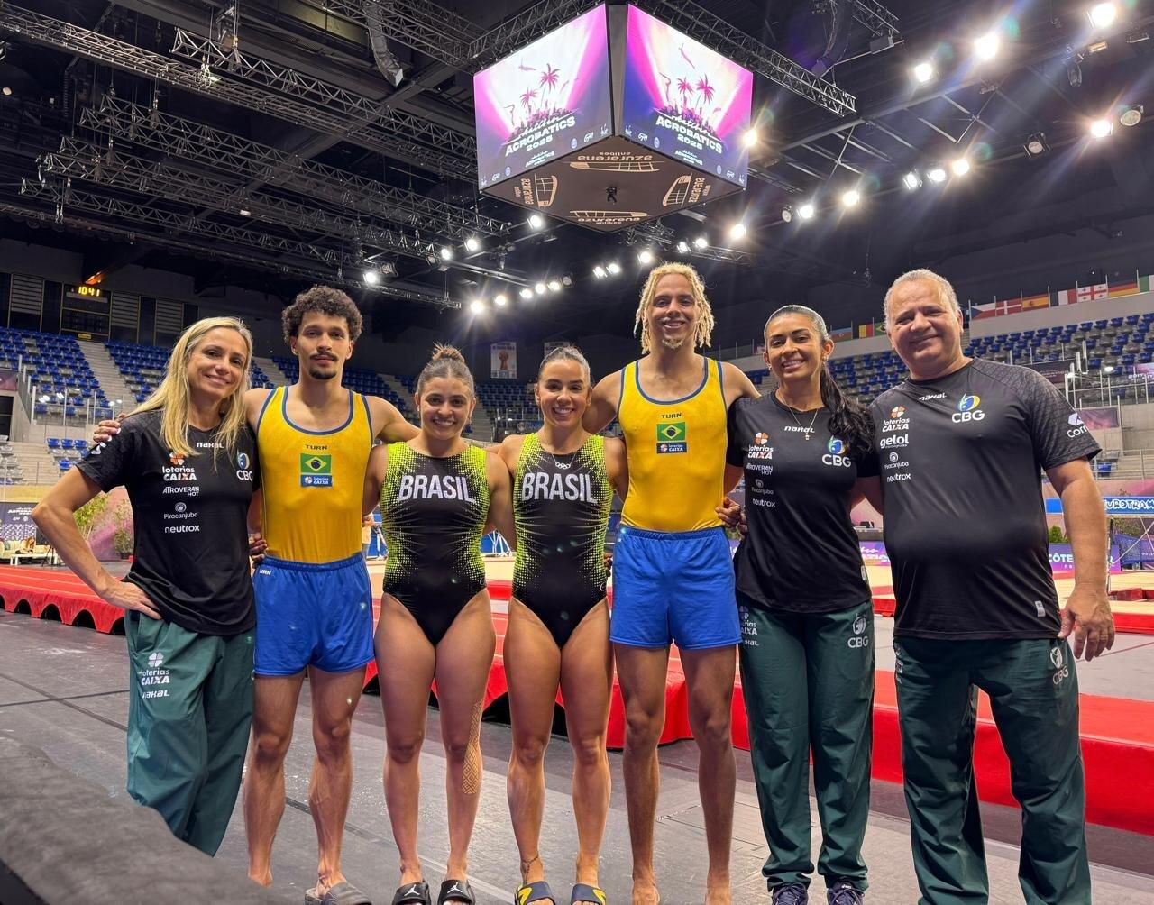 Ginástica de Trampolim do Brasil tem compromisso na etapa de Antibes da Copa do Mundo, na França