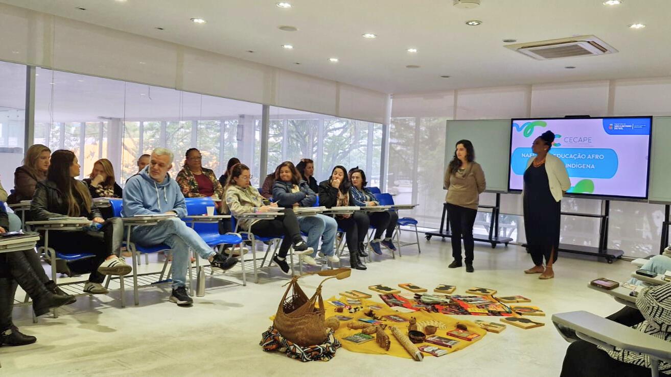 São Caetano amplia formações antirracistas na rede municipal com cursos estruturados pelo NAEI e ofertados no CECAPE