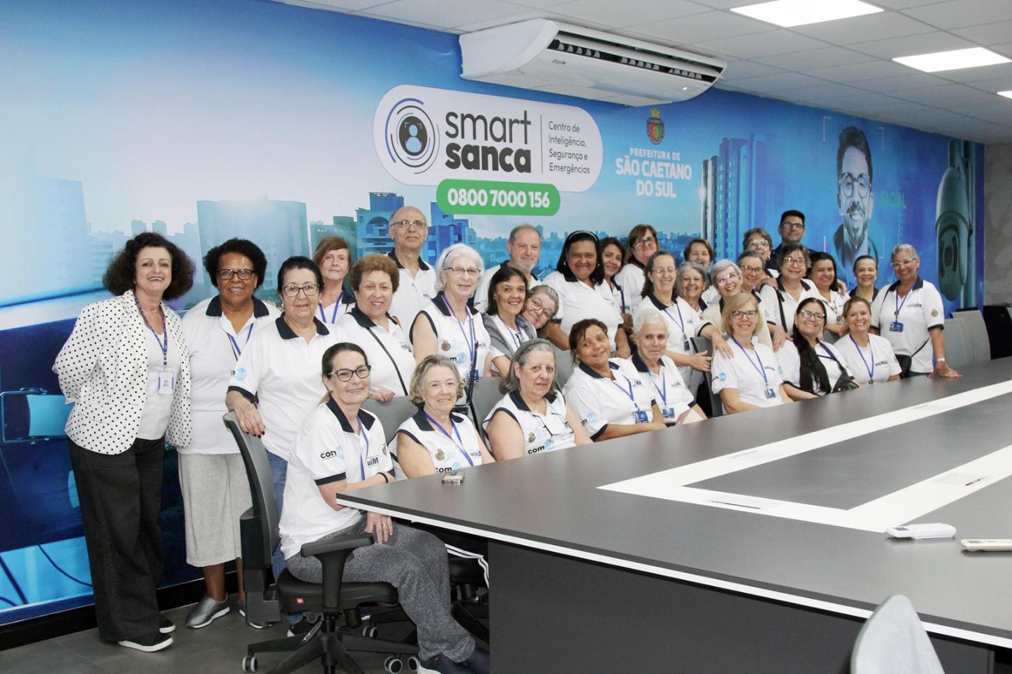 Unimais visita Smart Sanca e destaca importância da tecnologia para a segurança em São Caetano