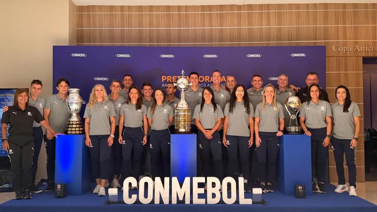 Árbitros brasileiros participam de pré-temporada da CONMEBOL visando 2026