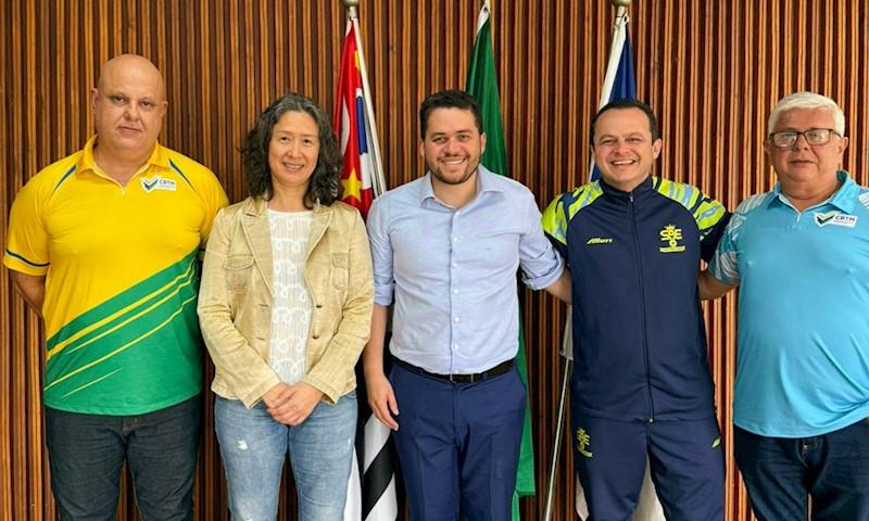 CBTM fortalece diálogo com a Prefeitura de Santo André para ampliar o desenvolvimento do tênis de mesa
