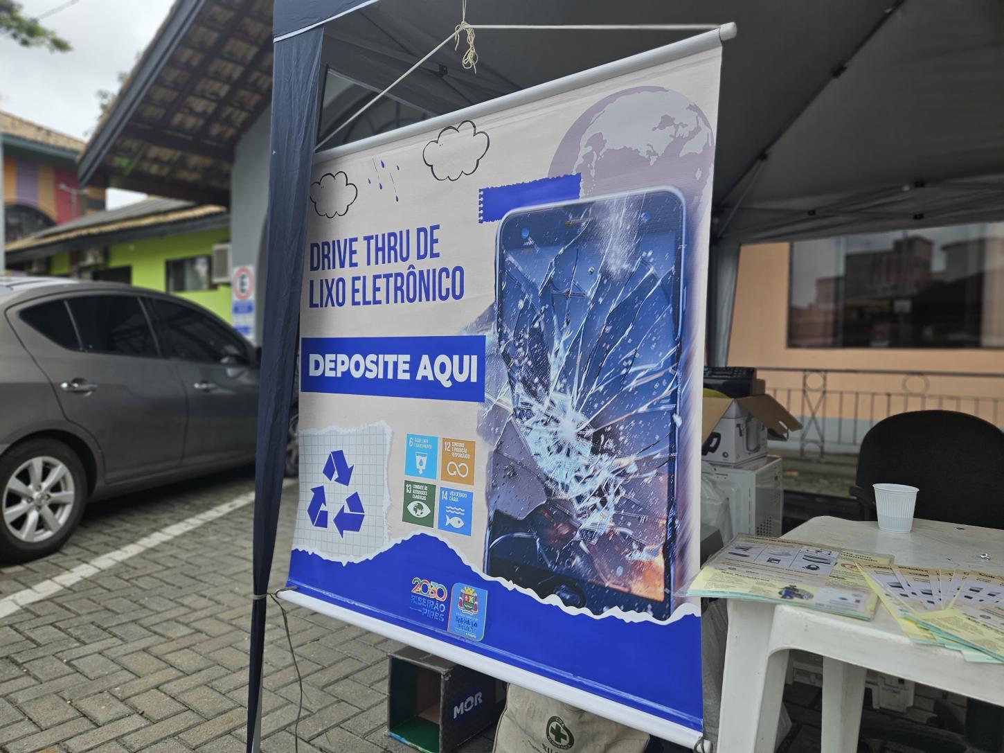 Drive-Thru do Lixo Eletrônico acontece nesta quarta-feira (28) em Ribeirão Pires