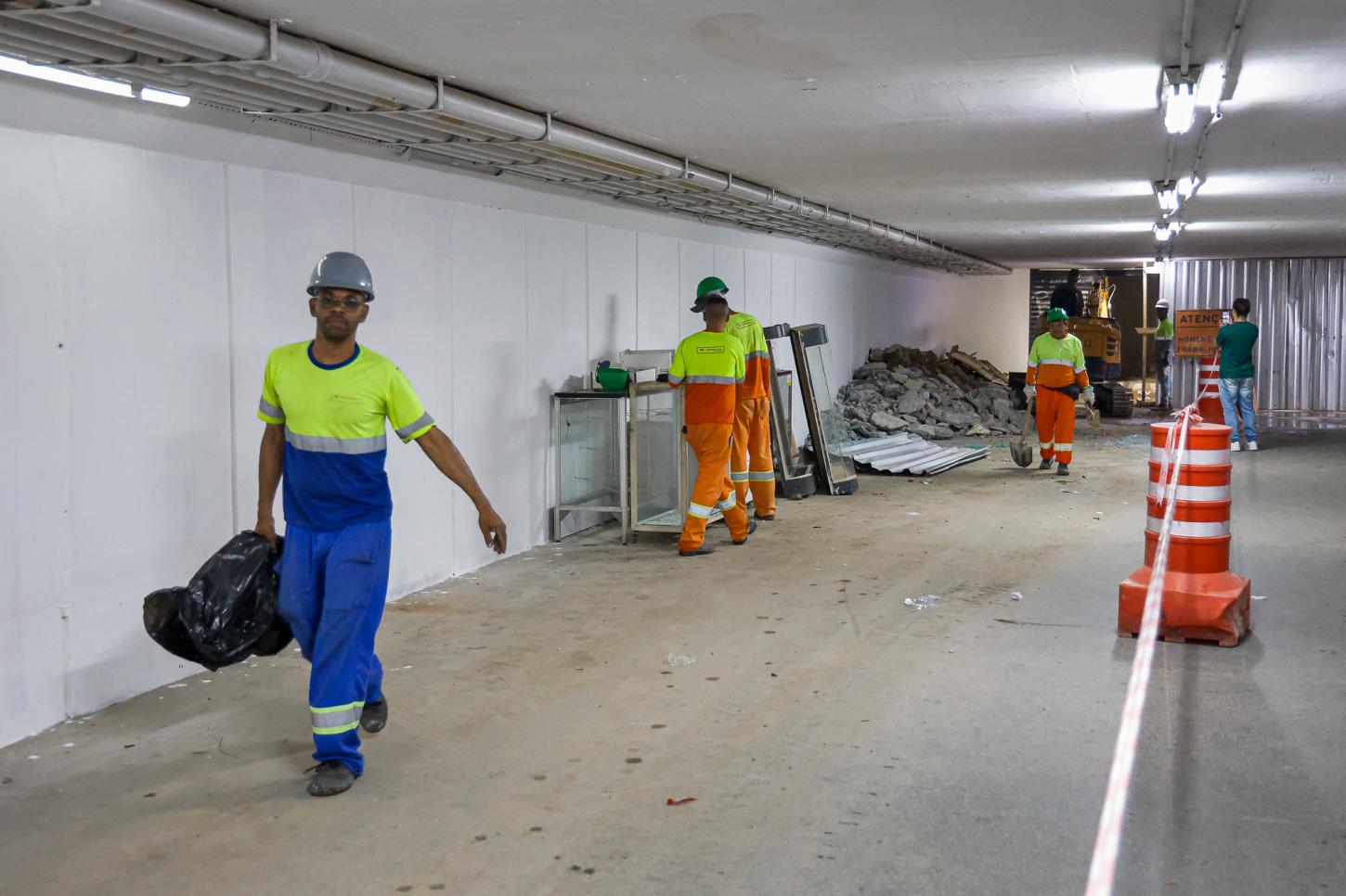 Em São Caetano, avançam as obras do módulo 2 do Terminal Rodoviário
