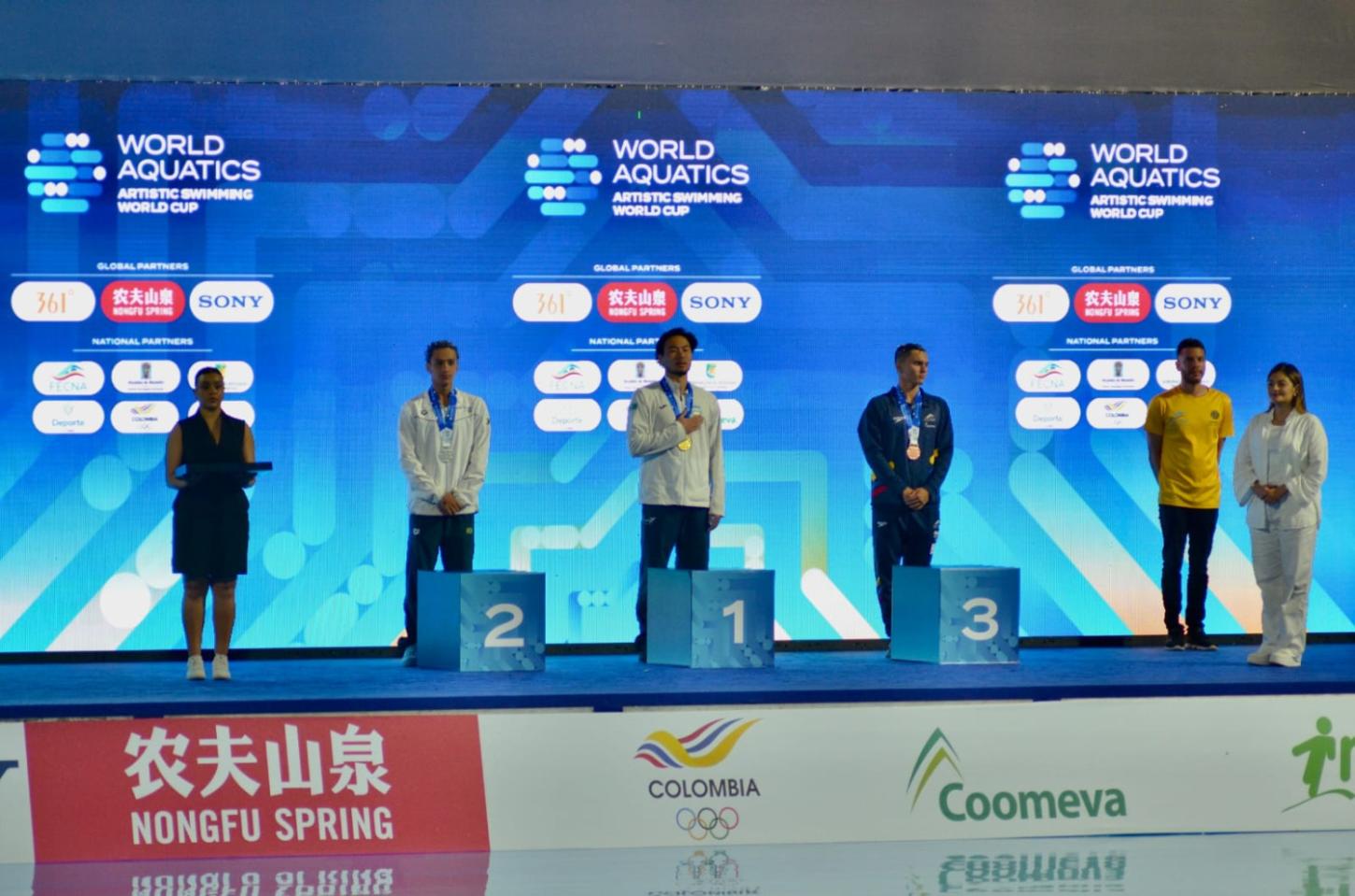 Brasil encerra participação na etapa de Medellín da Copa do Mundo de Nado Artístico com finais e presença em Top 10