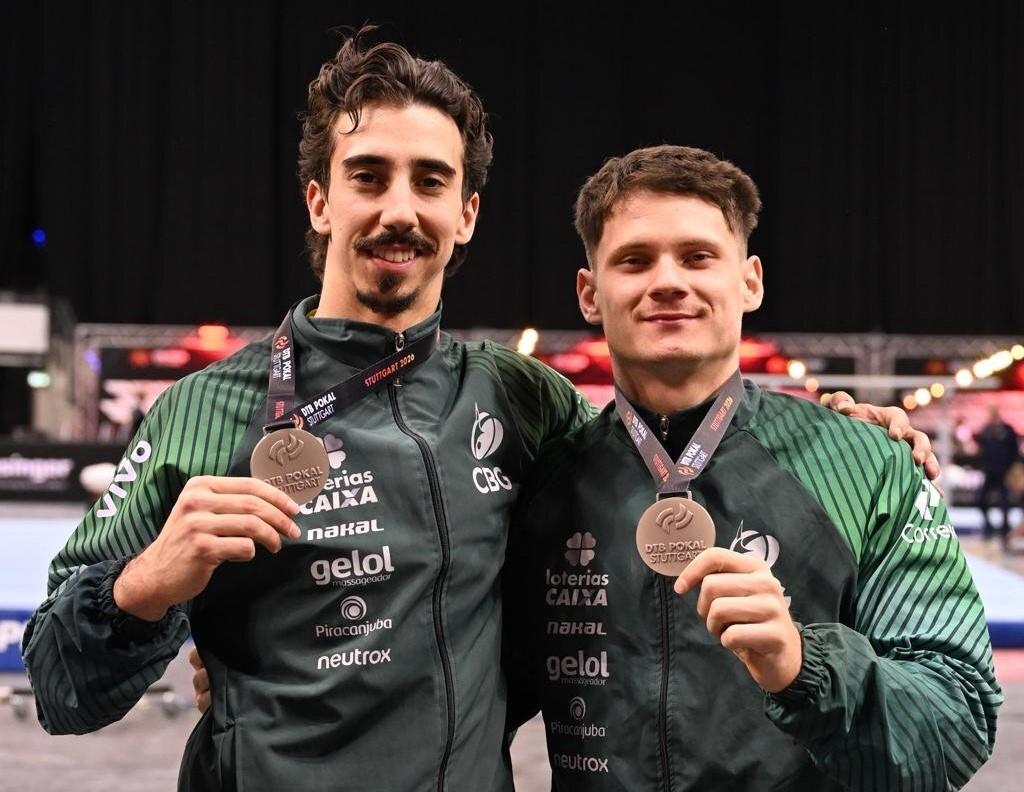 Diogo Soares conquista medalha de prata nas paralelas no DTB Pokal em Stuttgart