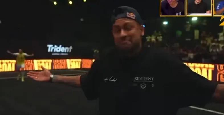 Fora da Seleção, Neymar cobra pênalti na Kings League e recebe aval de Ancelotti para a Copa