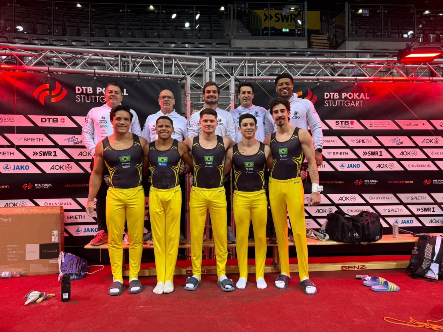 Participação dos ginastas brasileiros no DTB Pokal começa nesta quinta-feira