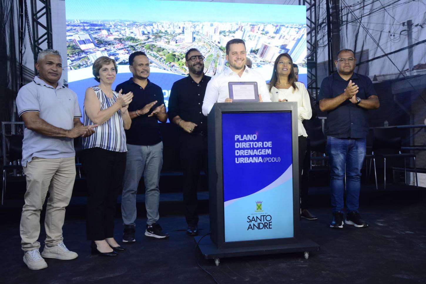 Santo André investe R$ 210 milhões em novo Plano Diretor de Drenagem contra enchentes