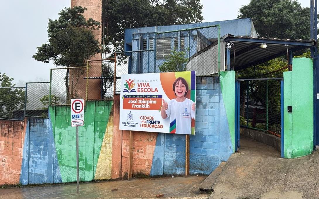 São Bernardo amplia programa Viva Escola e inclui 11 novas unidades em pacote de reformas