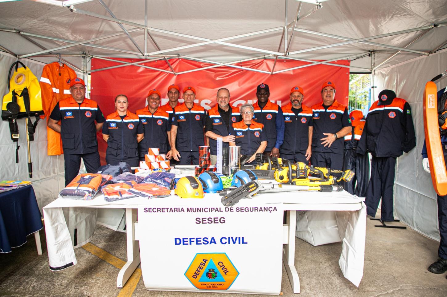 São Caetano renova uniformes e equipamentos da Defesa Civil