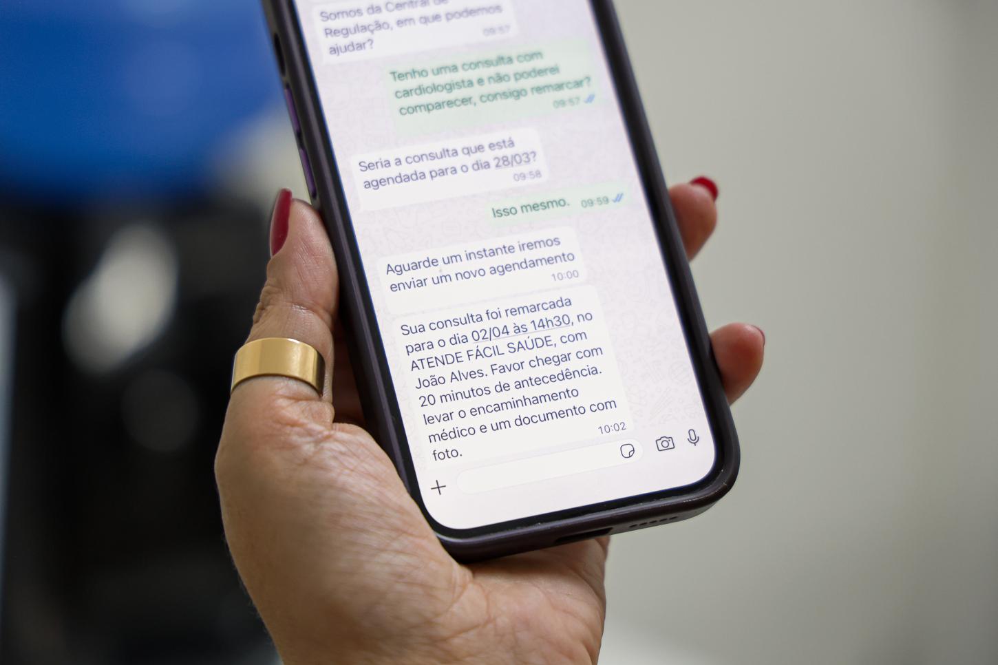 São Caetano unifica canais e permite remarcar consultas via WhatsApp