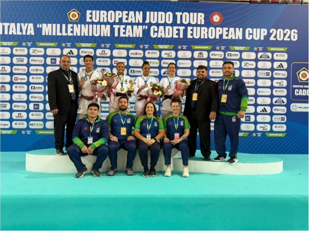 Seleção Brasileira Cadete fatura seis medalhas na Copa Europeia de Antalya, na Turquia