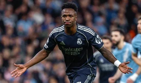Vinícius Júnior brilha e Real Madrid elimina Manchester City na Inglaterra