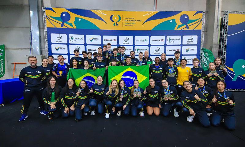 Brasil domina Sul-Americano Sub-15 e Sub-19 e encerra competição com 26 medalhas em Chapecó