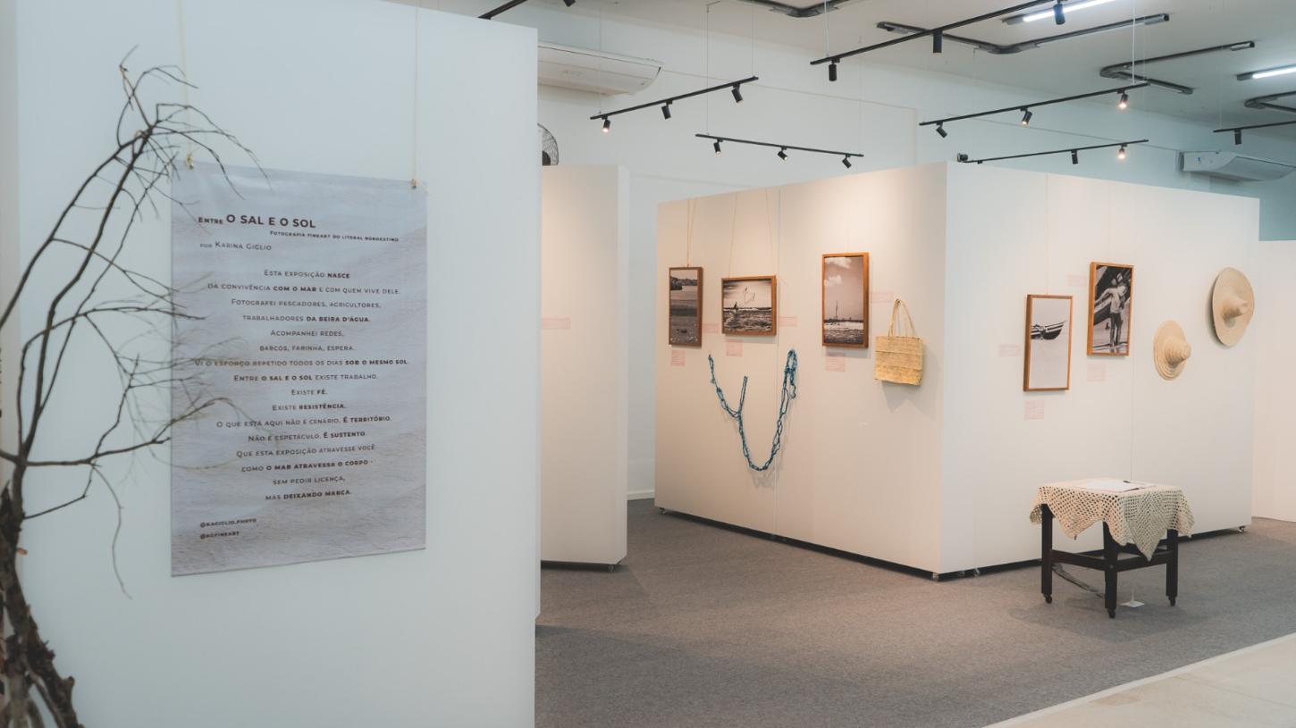 Espaço expositivo da Secretaria de Cultura recebe exposição de fotografias de arte do litoral nordestino