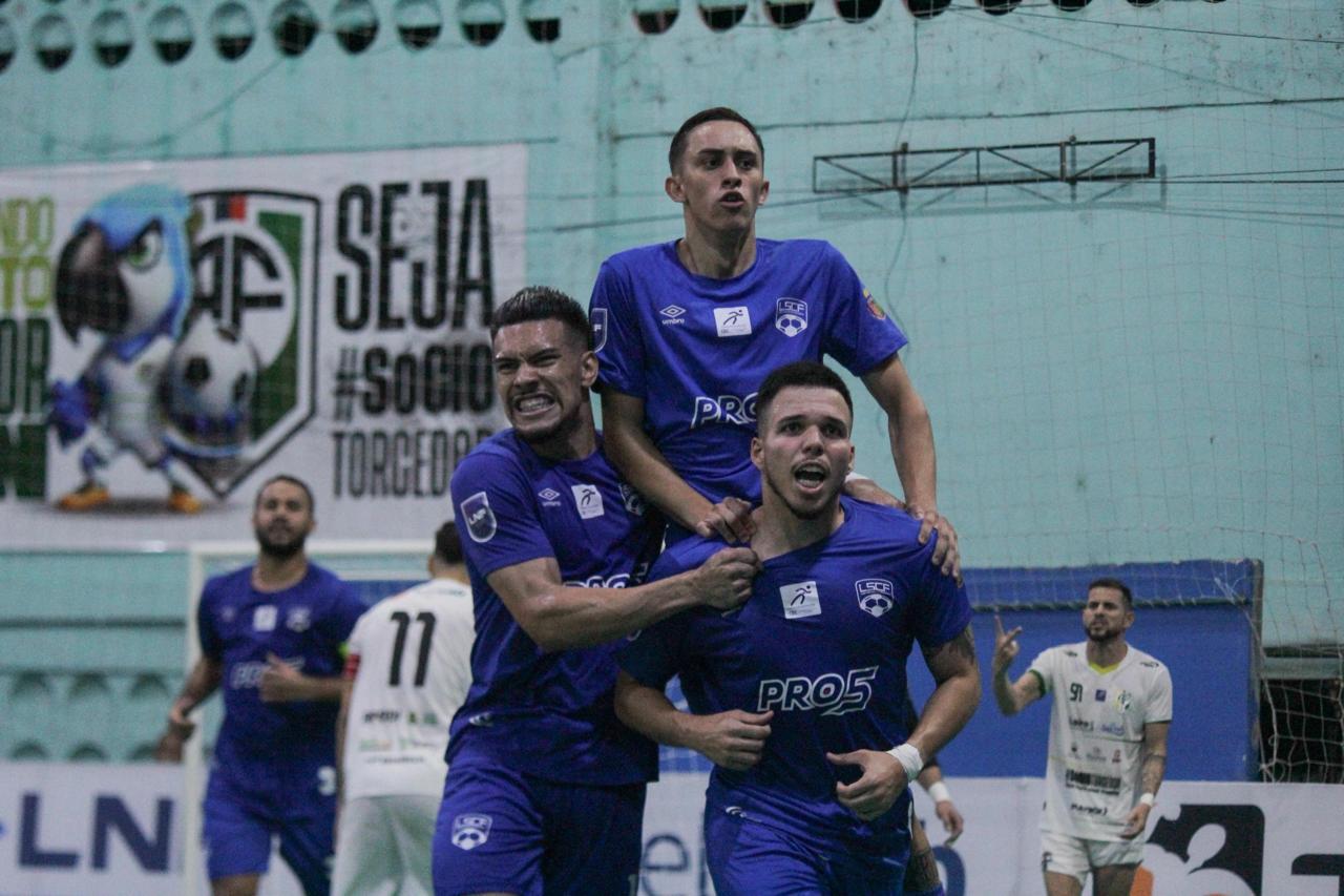 Liga São Caetano de Futsal vence segunda partida seguida na Liga Nacional Silver e agora recebe Concórdia em casa