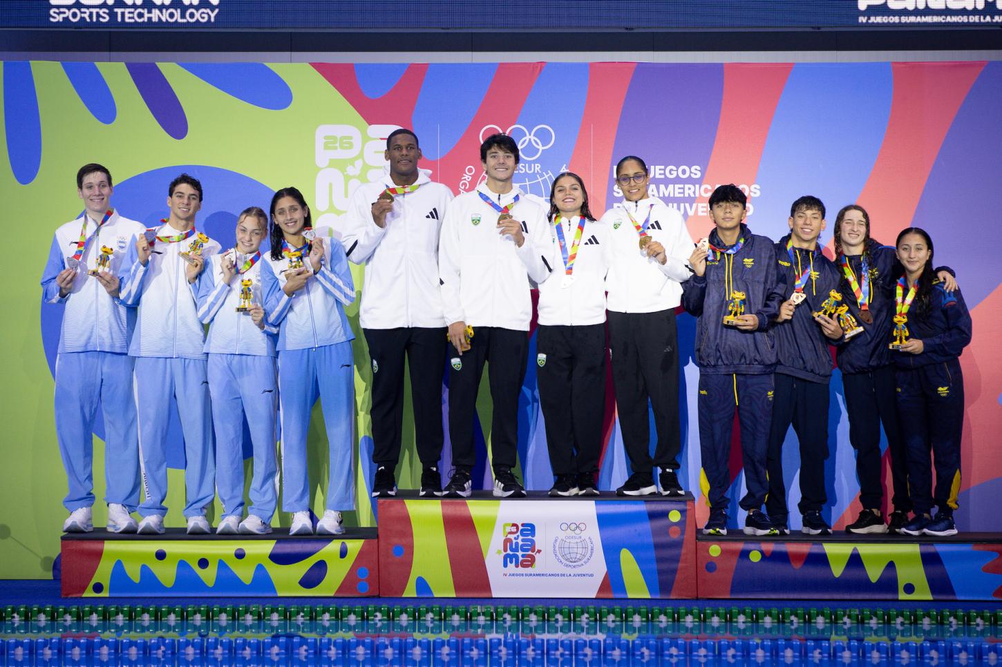 Mais rápido da natação, Celso Luis Ferreira voa na piscina e Brasil encerra participação na modalidade com 45 medalhas no Panamá