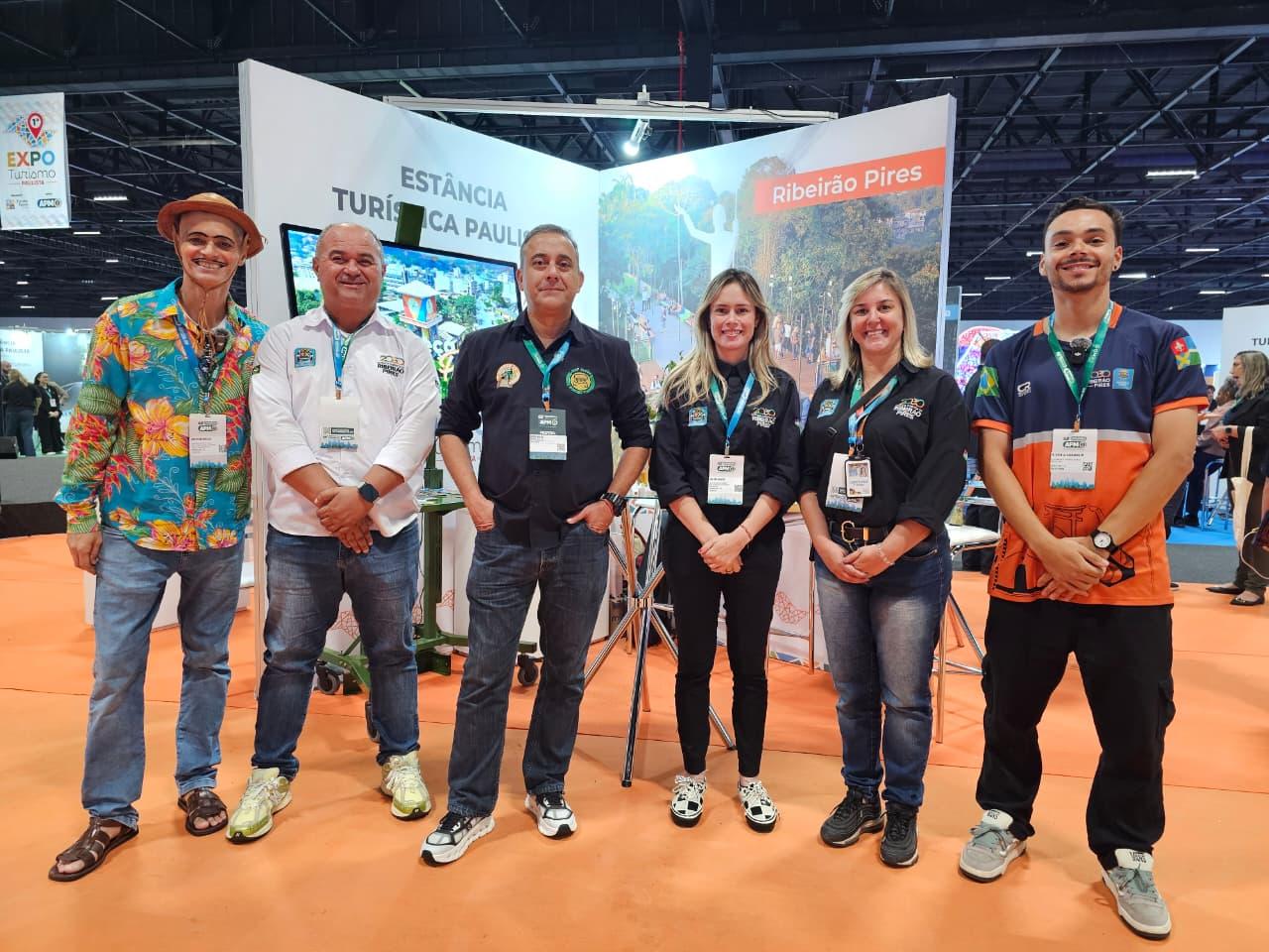 Ribeirão Pires promove potencial turístico na Expo Turismo Paulista 2026 no Anhembi