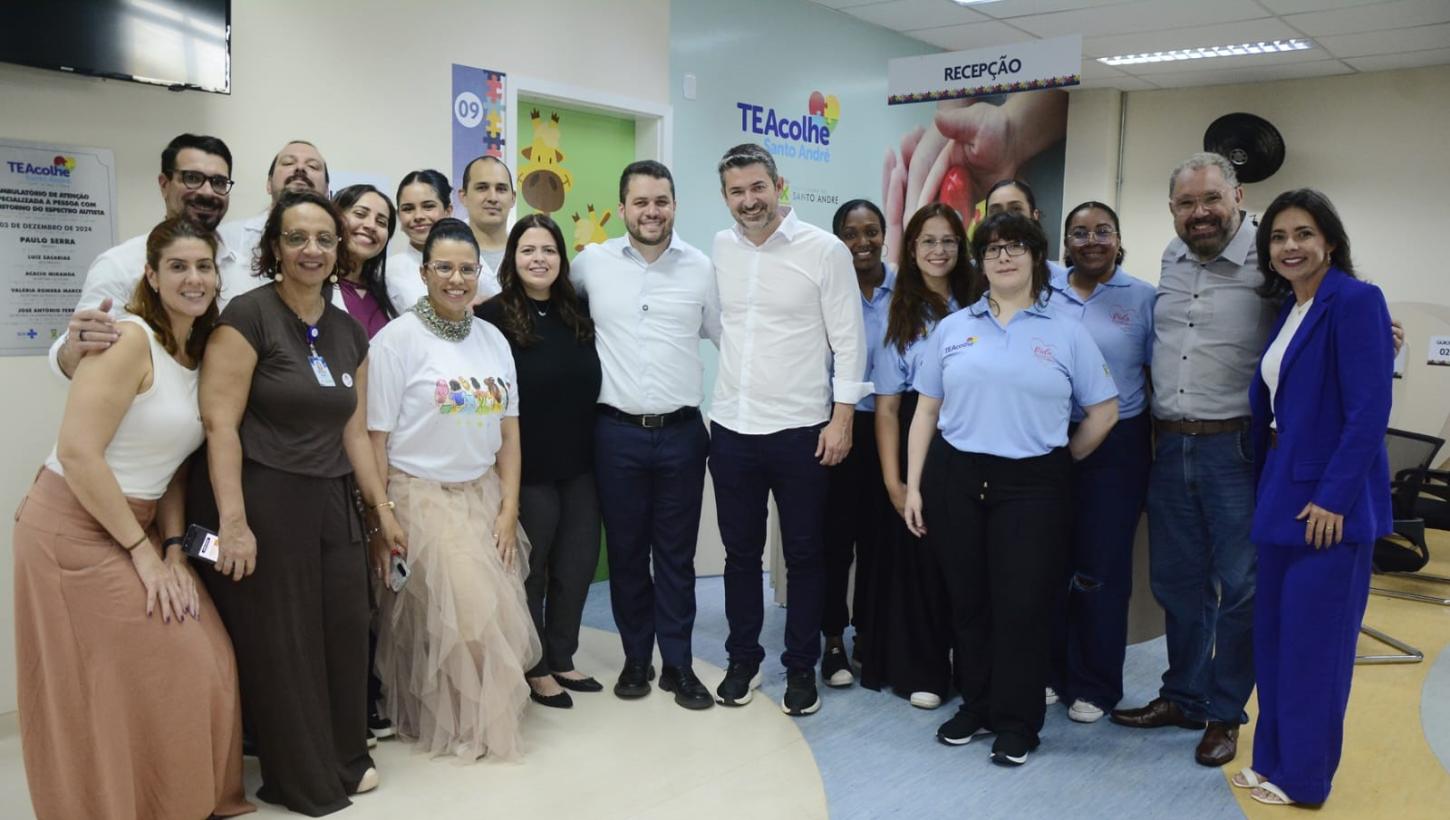 Santo André lança programa TEAcolhe Mais e amplia em seis vezes o atendimento a autistas
