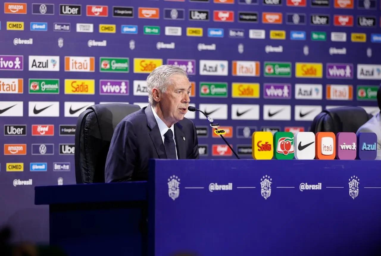 Ancelotti convoca a seleção brasileira para a Copa do Mundo
