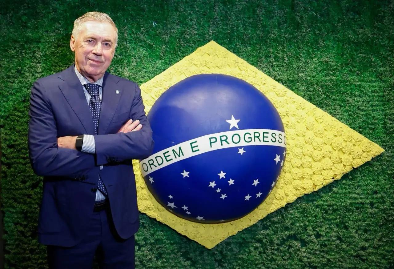 CBF renova contrato de Carlo Ancelotti até 2030