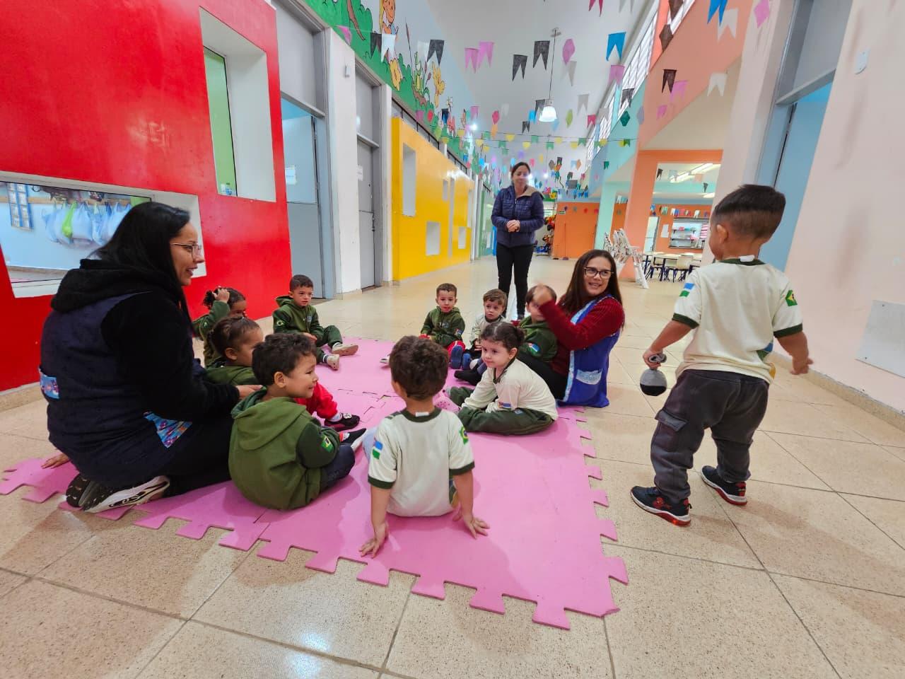Escola municipal de Ouro Fino promove atividades lúdicas e musicais para a educação infantil