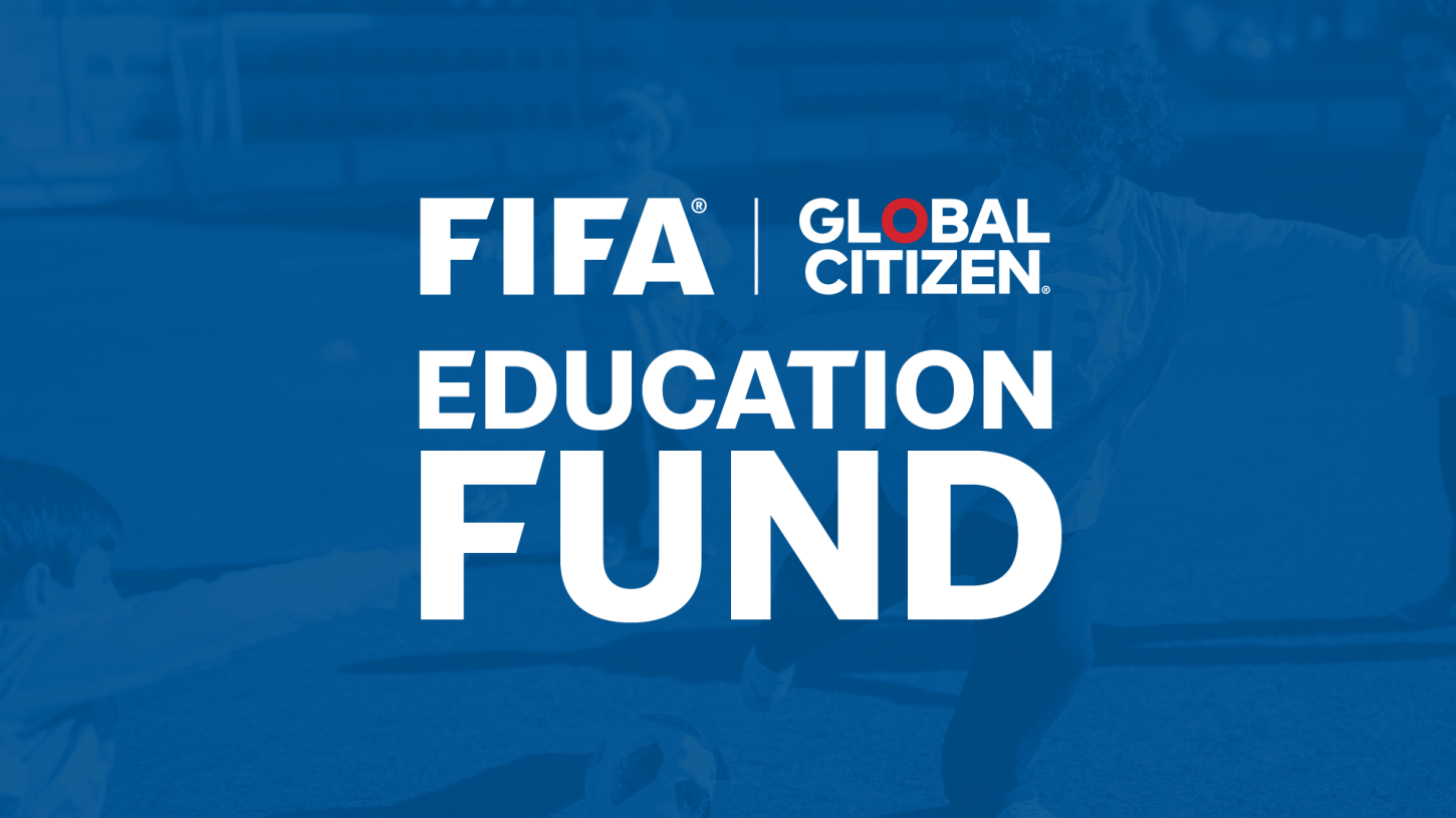 Fundo da FIFA e Global Citizen anunciam primeiras subvenções para educação e futebol infantil