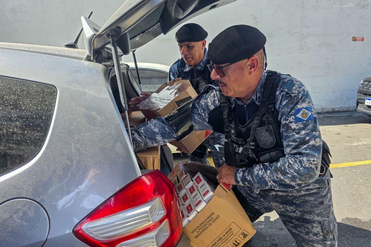 GCM de São Caetano apreende 200 mil unidades de cigarros durante operação no Bairro Fundação